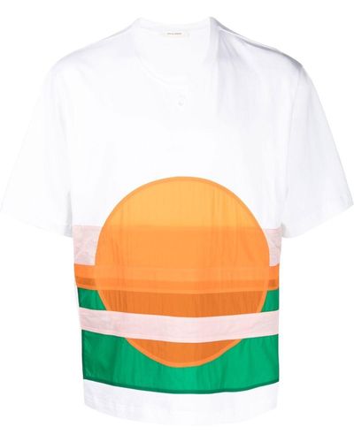 Craig Green Sun T-shirt White In Cotton
