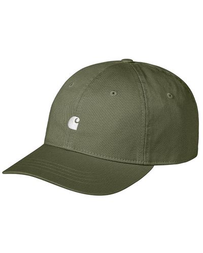 Carhartt Madison Logo Cap Army Green In Cotton