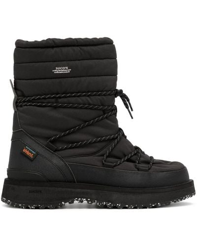 Suicoke Bower Quilted Snow Boots - Black