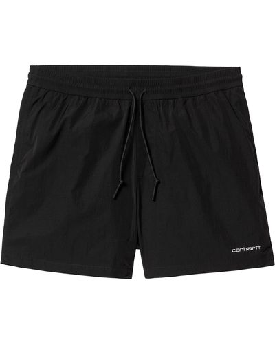 Carhartt Tobes Swimsuit Short Men Black In Polyester