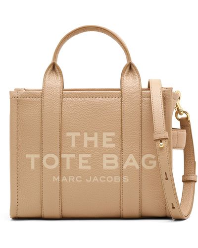 Marc Jacobs The Small Tote Bag Caramel In Leather - Natural
