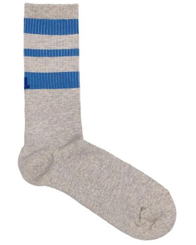 ERL Logo Socks Grey In Cotton