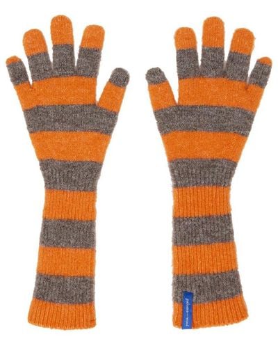 Paloma Wool Patum Gloves Multicolour In Wool - Orange