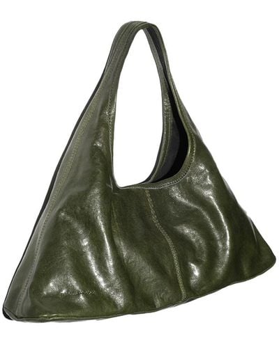 Paloma Wool Querida Bag Khaki In Leather - Green