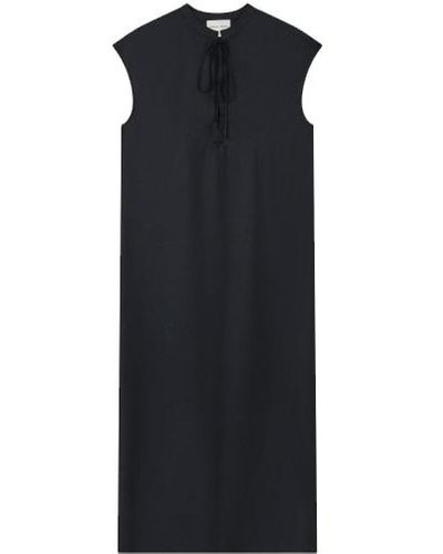 Loulou Studio Demeter Dress Black In Silk