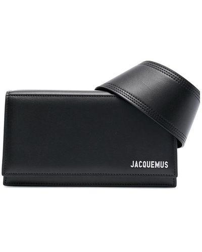 Jacquemus Le Bambino Homme Leather Bag - Black