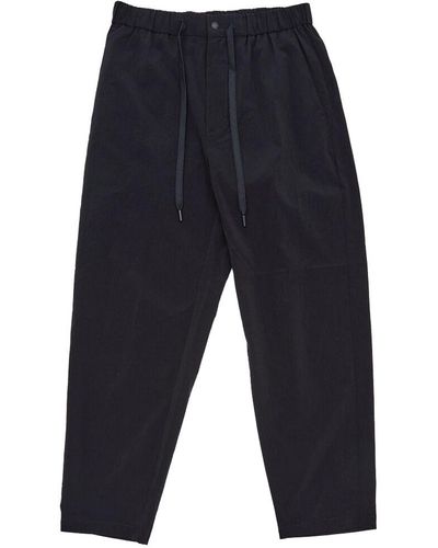 Snow Peak Breathable Quick Dry Trousers Men Black In Polyester - Blue