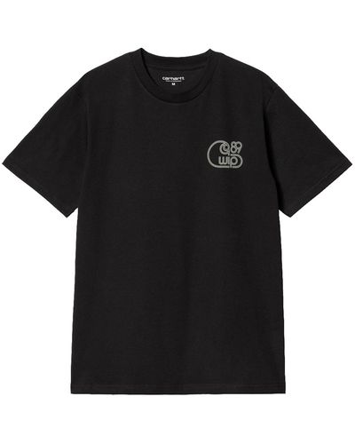 Carhartt Night Night Organic-Cotton T-Shirt - Black