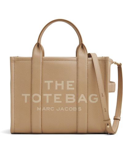 Marc Jacobs The Medium Tote Bag Caramel In Leather - Natural