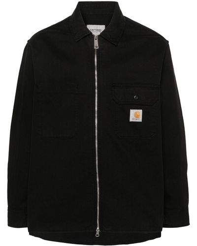 Carhartt Rainer Herringbone Shirt Jacket - Black