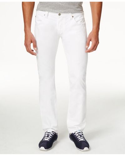 Armani Jeans Men's Slim-fit Jeans - White