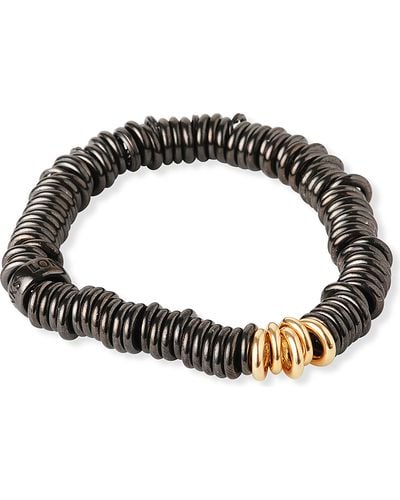 Links of London Sweetie Rhodium And Rolled Gold Bracelet - Metallic
