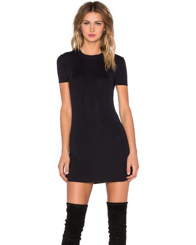 Osklen Short Sleeve Mini Dress - Black
