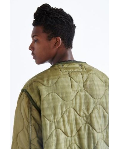 Urban Renewal Vintage Quilted Liner Jacket - Green