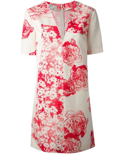 Stella McCartney Floral Print Dress - Pink