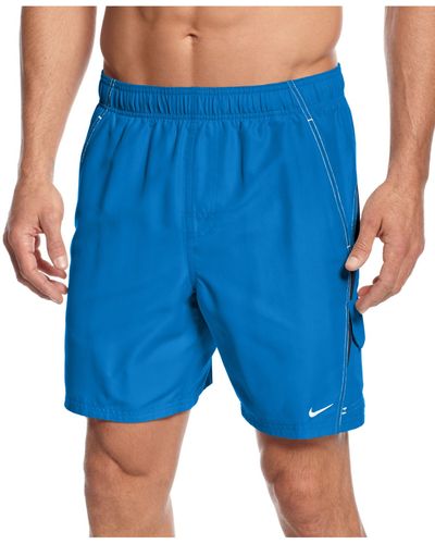 Nike Core Velocity Volley Swim Trunks - Blue