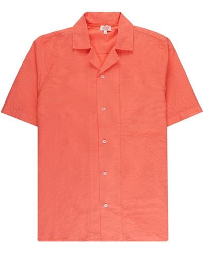 Armor Lux Short Sleeve Shirt - Orange
