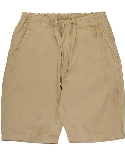 Orslow New Yorker Shorts Cotton Poplin - Natural