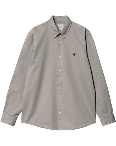 Carhartt Long Sleeve Madison Shirt - Grey