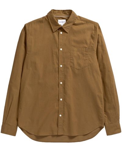 Norse Projects Osvald Corduroy Shirt - Green