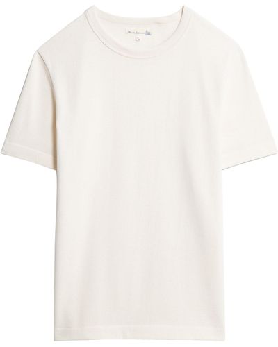 Merz B. Schwanen Loopwheeled T-shirt - White