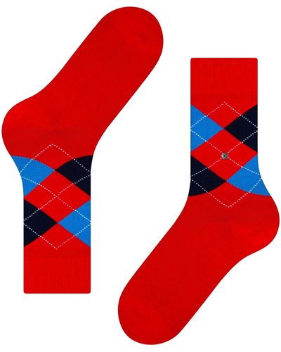 Burlington King Soft Combed Socks - Red