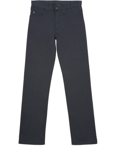 Emporio Armani Catrame J21 Jeans Style Chinos 8n1j21-1n0lz - Blue