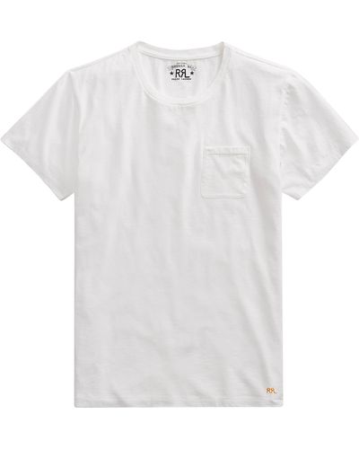 RRL Jersey Pocket T-shirt - White