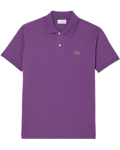 Lacoste Short Sleeve Polo Shirt - Purple