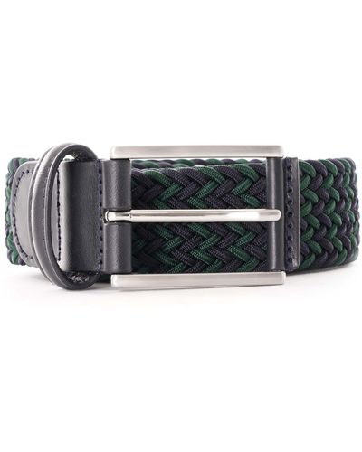 Anderson's Elastic Woven Belt - Green