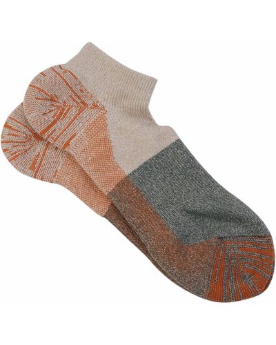 Anonymous Ism Original Cotton Pile Ankle Socks - Grey