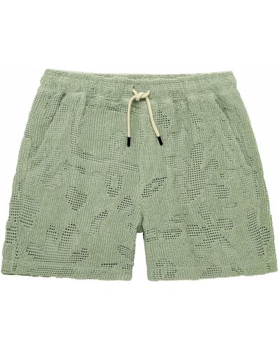 Oas Crochet Shorts - Green