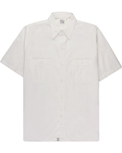 Orslow Chambray Work Shirt - White