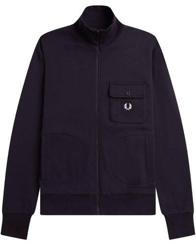 FRED PERRY Flat Knit Insert Track Jacket - Casual Wear from Revolver  Menswear UK