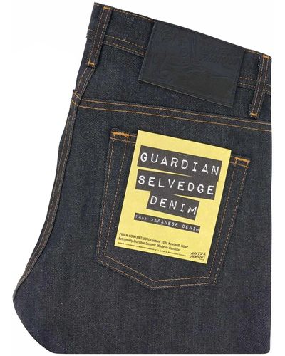 Naked & Famous Naked & Famous Weird Guy Guardian Selvedge - Blue