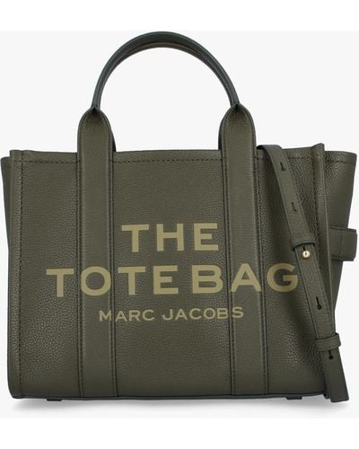 Marc Jacobs The Leather Medium Forest Tote Bag - Green