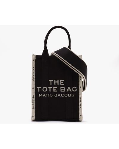 Marc Jacobs The Jacquard Mini Black Cross-body Tote Bag