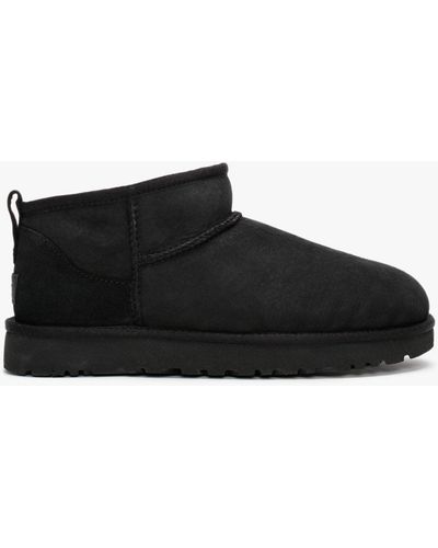 UGG Classic Ultra Mini Black Twinface Boots