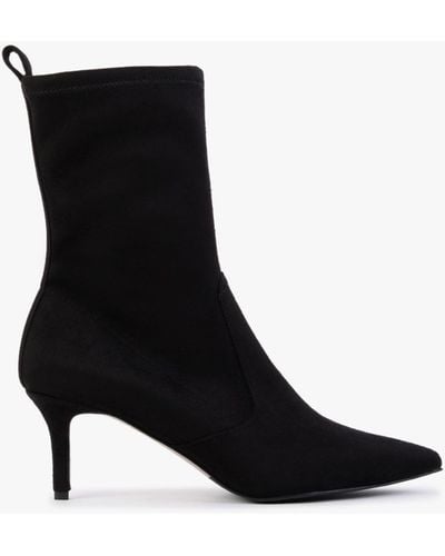 Kennel & Schmenger Rome Black Stretch Ankle Boots