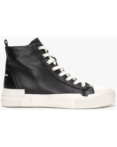 Ash Ghilby Bis Black Leather High Top Sneakers