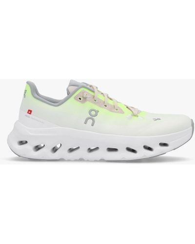 On Shoes Women's Cloudtilt Lime Ivory Trainers - White