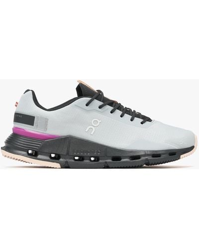On Shoes Cloudnova Form Glacier Aurora Trainers - Grey