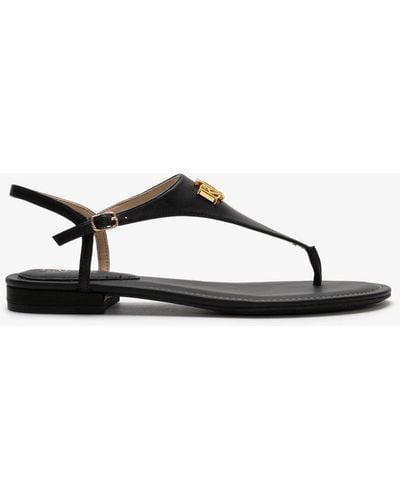 Lauren by Ralph Lauren Flat sandals for Women | Online Sale up to 55% off |  Lyst