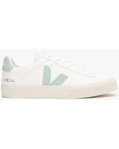 Veja Campo Chromefree Leather Extra White Matcha Trainers