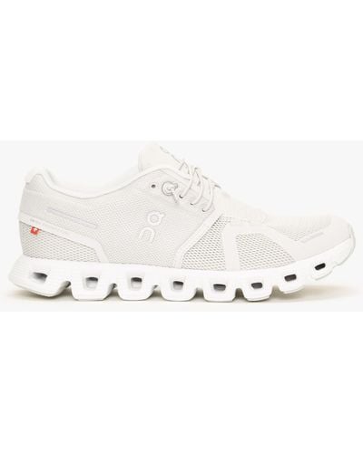 On Shoes Cloud 5 Pearl White Sneakers