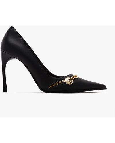 Versace S Fondo Sadie Stiletto Heels - Black
