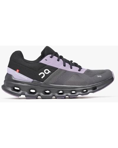 On Shoes Cloudrunner Iron Black Trainers - Grey