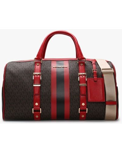 Michael Kors Travel Large Duffle/Weekender Bag With Trolley Sleeve (Black)