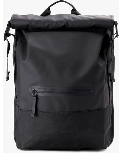Rains Trail Rolltop Backpack W3 - Black