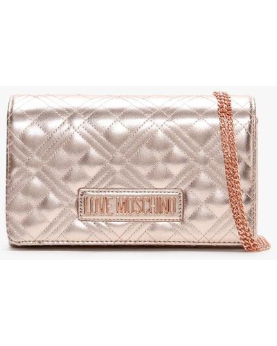 Love moschino hotsell gold clutch